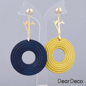 1903diy22[디자인샘플]우드도넛링 귀걸이만들기/색상 선택