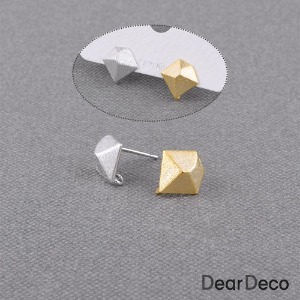변형오각귀걸이 은침(1쌍)귀걸이재료 부자재 m2002-27