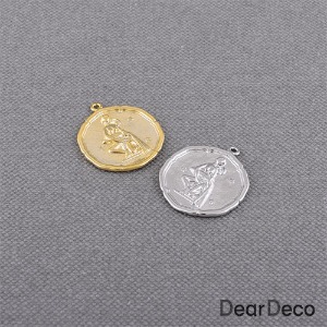 별자리 코인펜던트 물병자리(1개)동전 목걸이재료 부자재 m2004-21