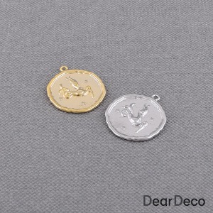 별자리 코인펜던트 염소자리(1개)동전 목걸이재료 부자재 m2004-32