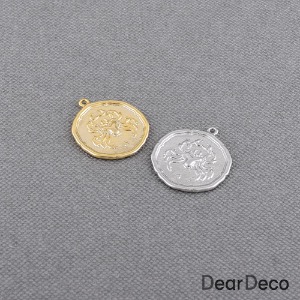 별자리 코인펜던트 게자리(1개)동전 목걸이재료 부자재 m2004-26
