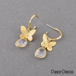 [디자인샘플]나비와 큐빅 귀걸이만들기 2011diy17