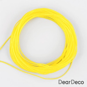 가는매듭끈 옐로우(0.4~0.6mm)(5M)매듭팔찌재료 e2011-09