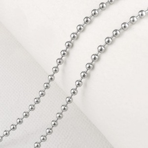 스테인레스 볼체인 군번줄(약2.3mm) (50cm)써지컬 목걸이팔찌재료 m1904-42