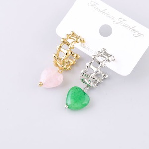 [디자인샘플-재료구매]하트원석 귀걸이만들기(원석선택) diy2301-04