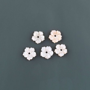 자개 5잎꽃 무궁화 내추럴핑크(7~8mm) (1개) 비즈공예재료 p2305-13