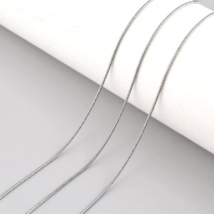 스테인레스 기본 뱀줄 스네이크체인(폭0.9~1mm) (50cm)써지컬부자재 m2104-24