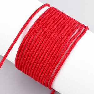매듭끈 인견꼰세사 레드(약1.8~2mm) (3M) 팔찌부자재 목걸이끈재료 e2304-09